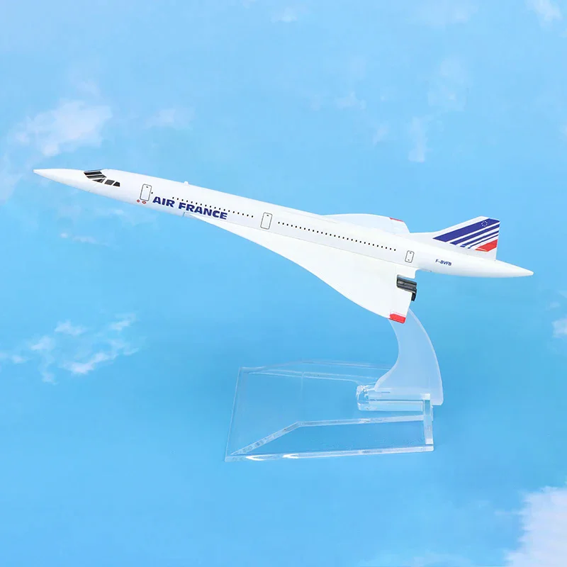 

1:400 Concorde Air France Модель самолета Авилайнер Сплав Литая под давлением модель самолета Коллекция игрушек Домашний декор Миниатюры