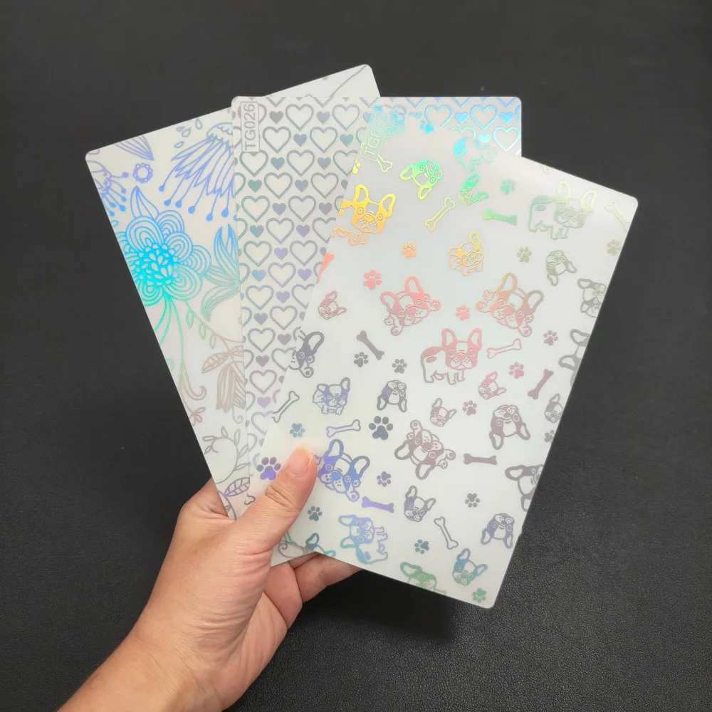 VORMIR 50pcs 3D Transparent Phone Skin Stickers Rear Films for Screen Protector Cutting Machine Laser Printing Decoration Films