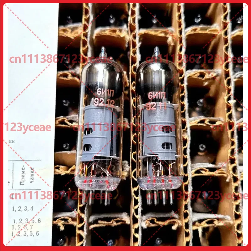 For Dusheng Soviet 6N1n 6U1 Vacuum Tube, Triode-Heptode Mixer Valve Replacement for 6U1 6AJ8 ECH81