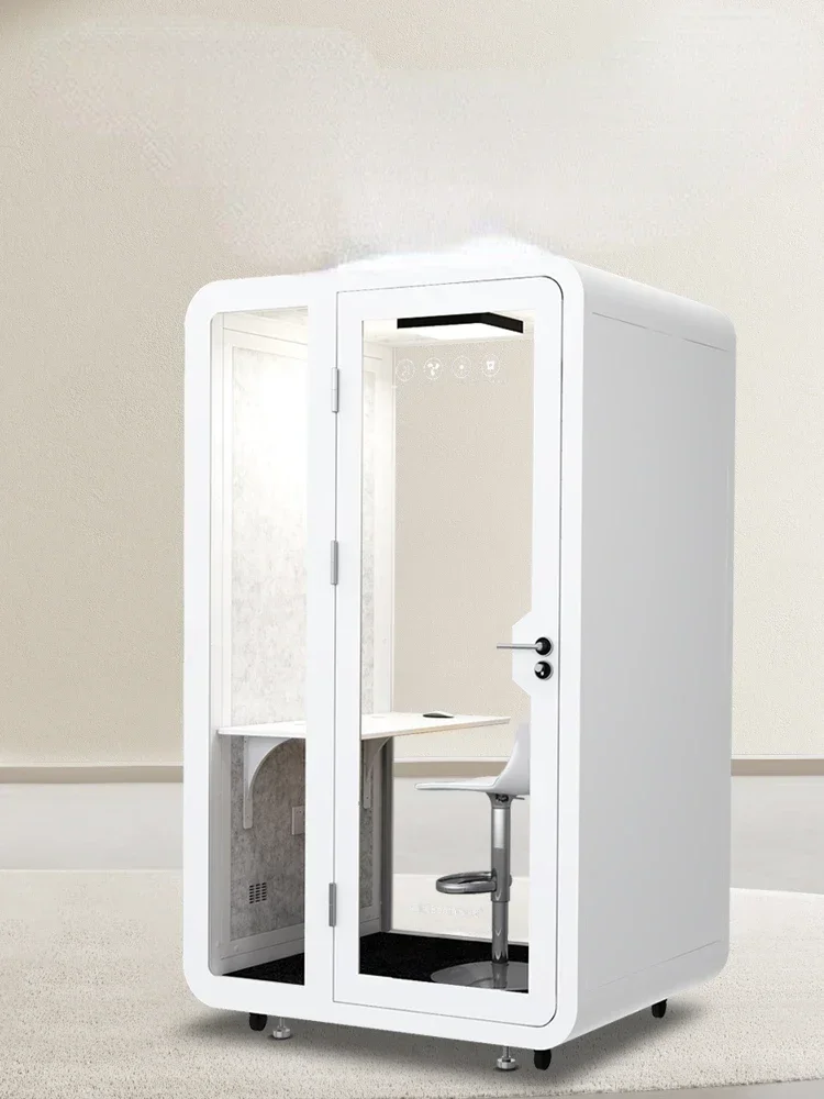 office telephone booth，Sound insulation room, mobile and detachable home piano room, internet celebrity live broadcast room