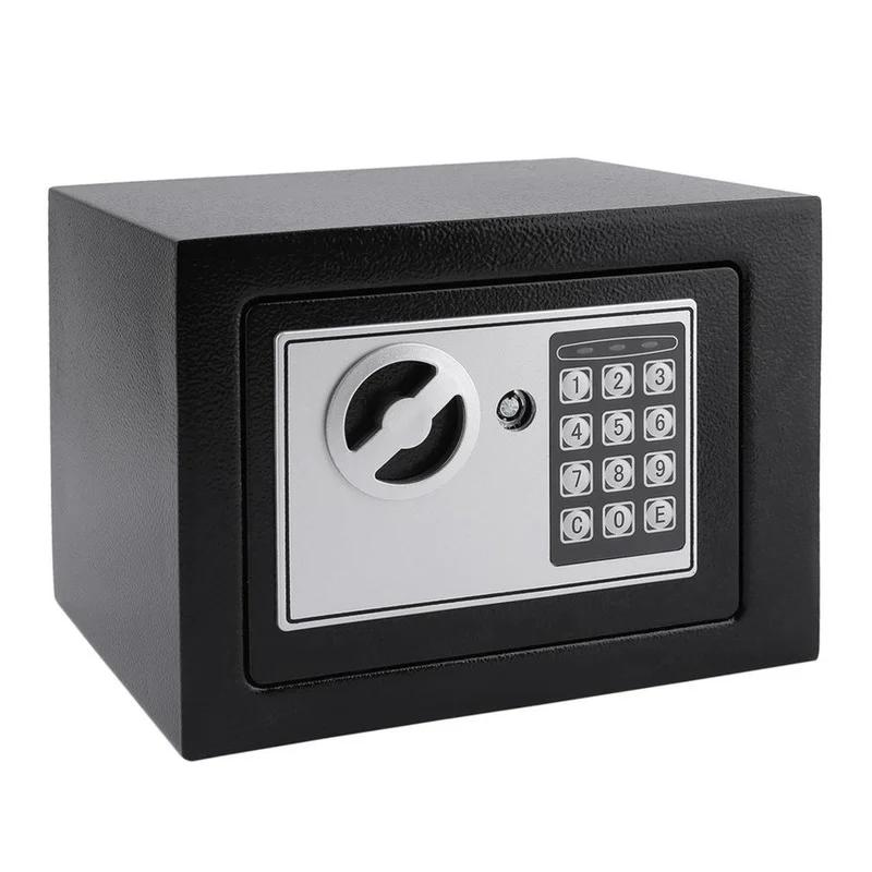 

Home Digital Electronic Safety Box 4.6L Professional Safe Home Office Wall-mounted Jewelry Money Anti-theft Safe