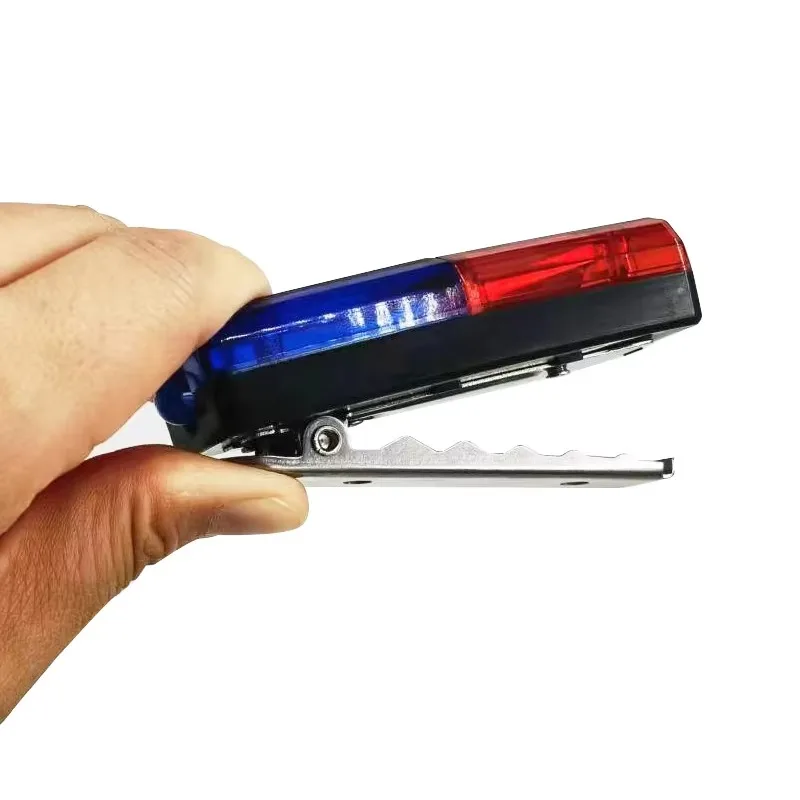 High Visible Light Patrol Light Emitting Diode Strobe Traffic Durable Red  Traffic Flashlight Warning