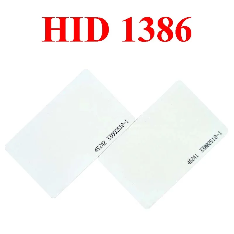 5/10Pcs HID Corporation 1386 ISOProx II PVC Gloss Finish Imageable Proximity Access Card 125KHz 26Bit Thin Card Tag Rewritable