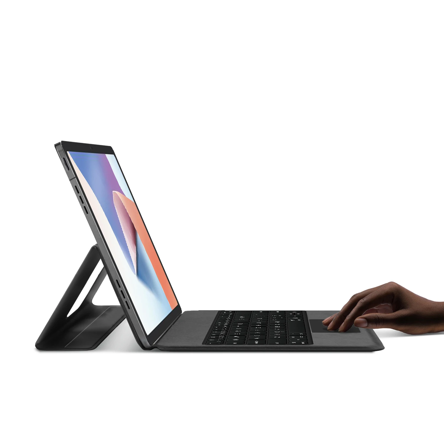 AJIUYU Touchpad Keyboard Case For TCL TAB 11 Gen 2 /TCL TAB 11 FE/Tab 10L Gen 2 10.1 11 Inch Tablet Backlit Keyboard Stand Cover