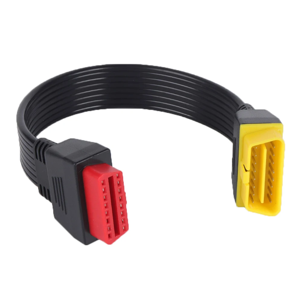 Universal 16 Pin Male To 16 Pin Female OBD 2 OBD II Extension connector for auto diagnostic tool extending cable