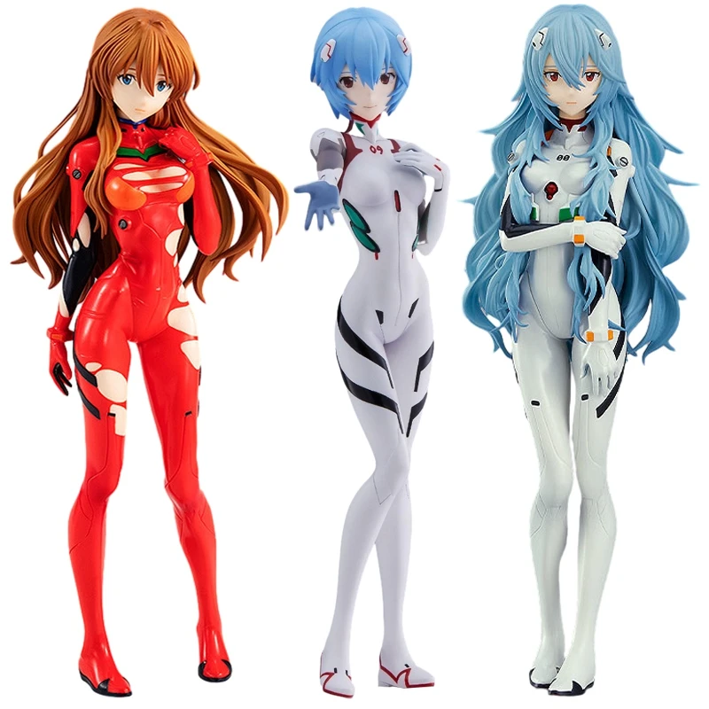 18 cm Neon Genesis Evangelion Anime Figur EVA Kurze Haare Rei Ayanami Action Figur Asuka Figur PVC Sammlung Modell Puppe Spielzeug