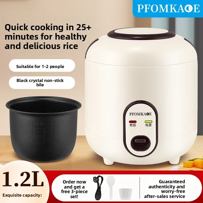 220V 1.2L home Kitchen Appliances bear mini Rice Cookers1 ~ 2 person electric lunch box steamer cooker  Hot Pot Skillet ceramics
