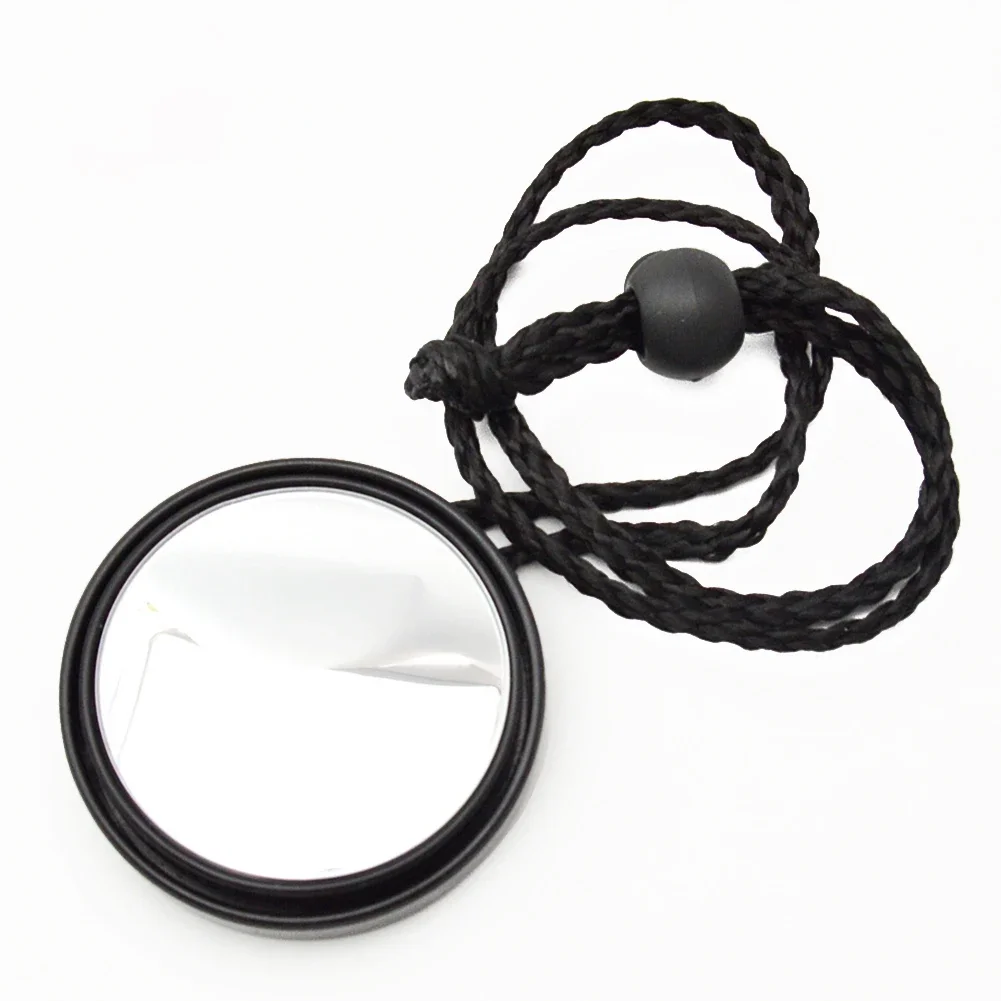 Part Rearview Mirror Small With Rope Adjustable Cave Boat Clear Vision Diving Gear For Diving Glass Convex Lens