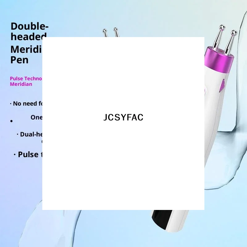 

Multifunctional Electric Double-head Massage Pen Intelligent Meridian Pen Type-C Fast Charging 10 Gears Adjustment For Neck Back