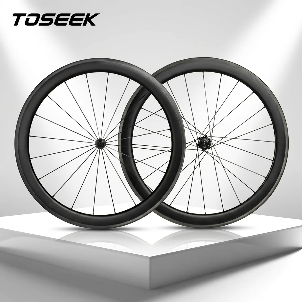 

Factory Wholesale Carbon Wheelset 700c Road Carbon Rim Road Bicycle Race Carbon Rims V Brake Disc Brake