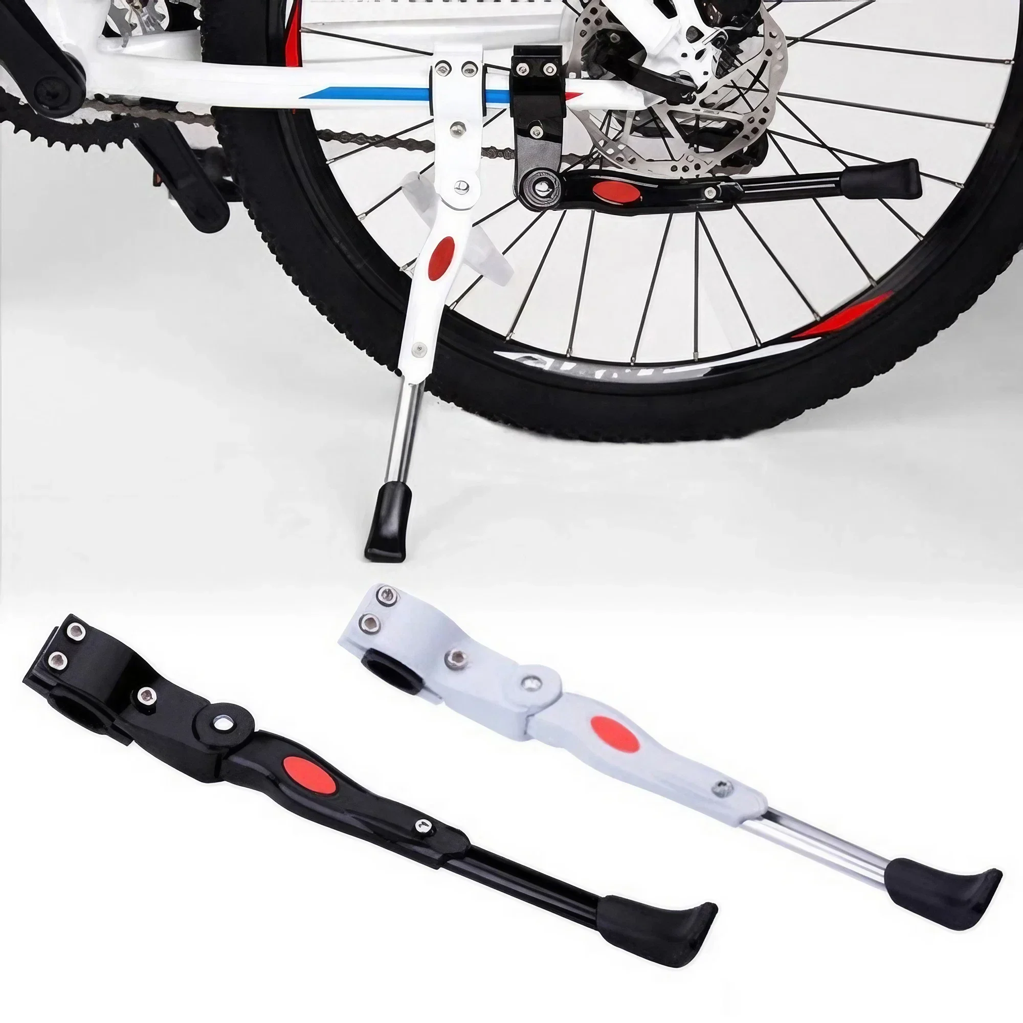 Adjustable Bicycle Kickstand Parking Rack Bicycle Side Support Kickstand for 22 24 26 Inch Mountain Bike