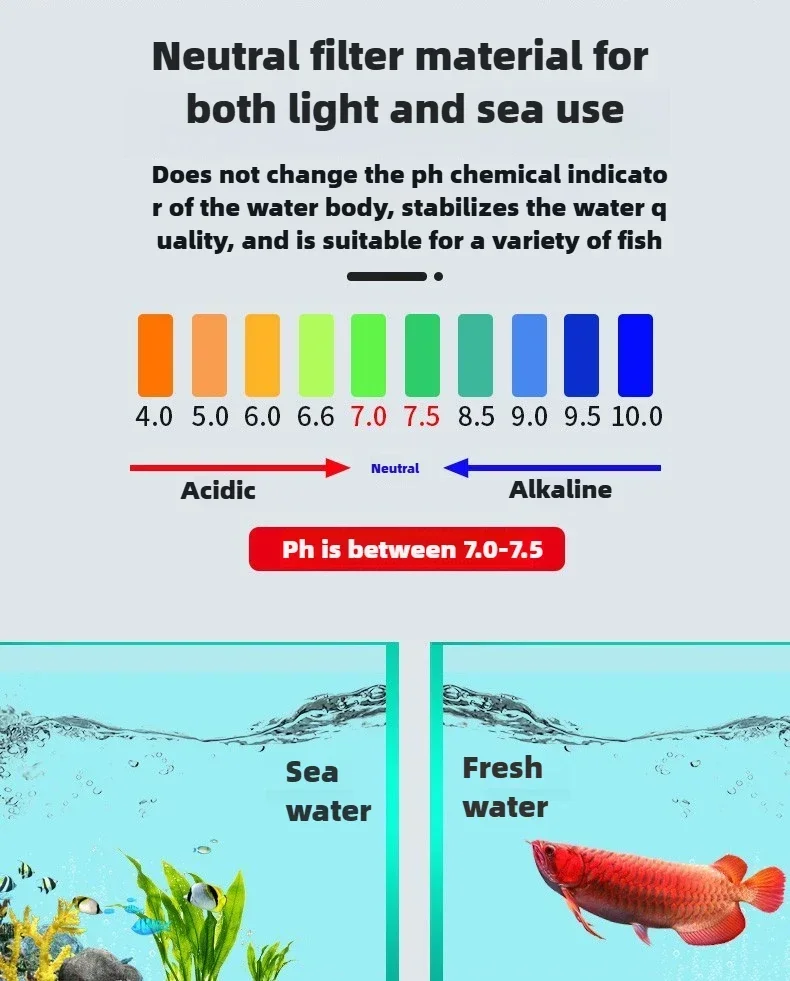 Nano bacteria house fish tank filter material fish pond water purification system nitrification culture bottom filter material