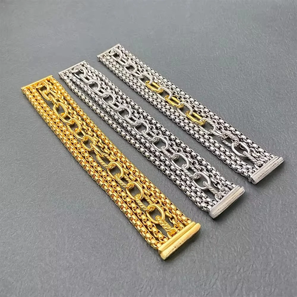 

High Quality Multi-Chain Bracelet Luxury Multi-Chain Bracelet for Men and Women Wholesale Jewelry