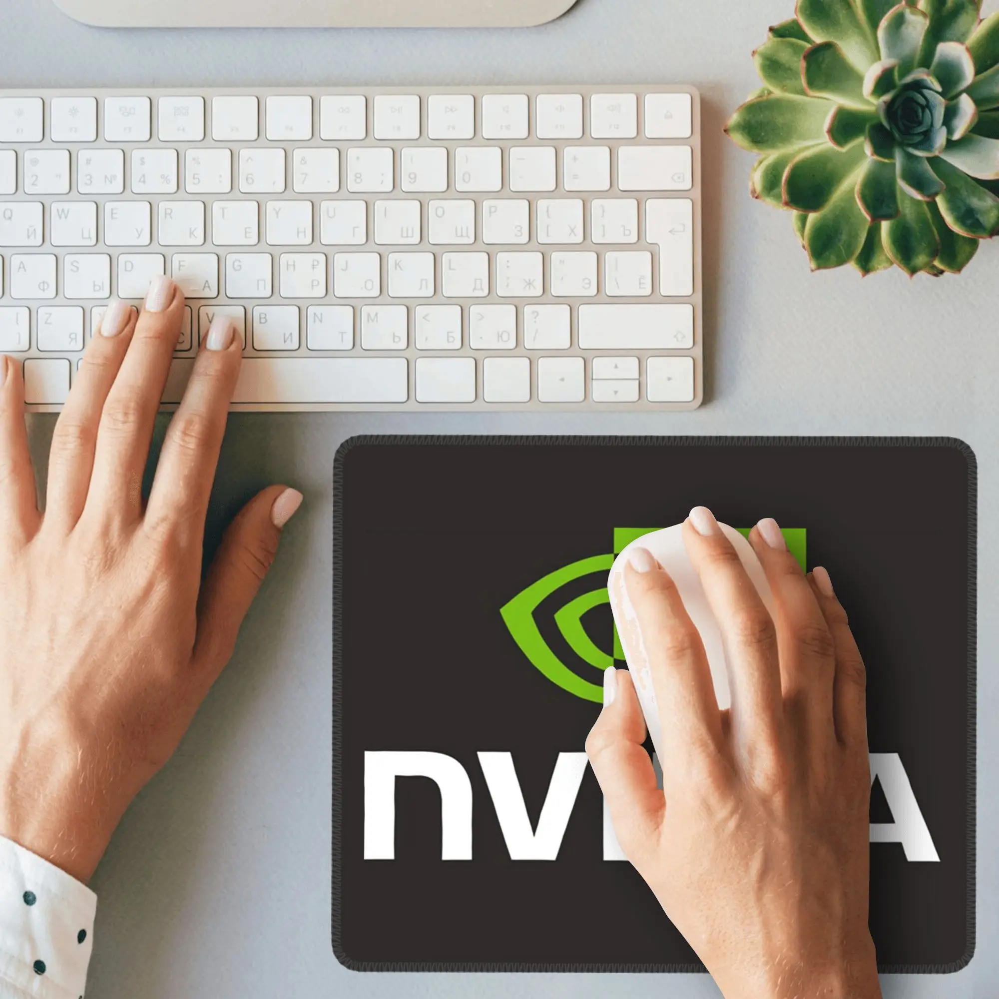 Nvidia ماوس الوسادة الكمبيوتر لوحة المفاتيح الماوس حصيرة ألعاب الكمبيوتر المحمول مكتب حصيرة مكتب الملحقات الجدول الحصير