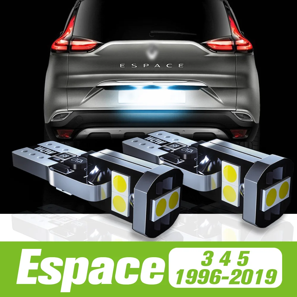 

2pcs For Renault Espace 3 4 5 1996-2019 LED License Plate Light 2008 2010 2011 2012 2013 2014 2015 2016 2017 2018 Accessories