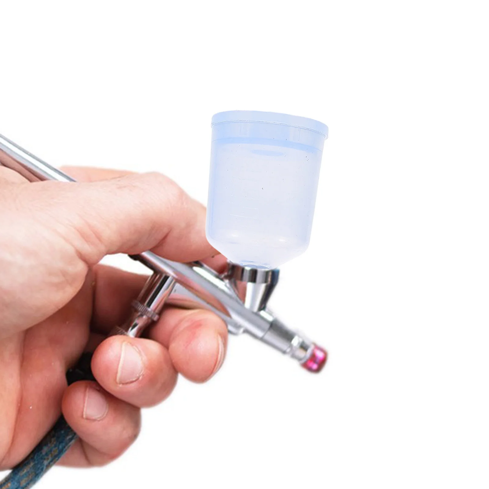 2 قطعة كوب طلاء البخاخة من النوع المنفصل قابل للاستبدال زجاجة طلاء قابلة للفك سعة كبيرة لوازم طلاء البخاخة المريحة #4