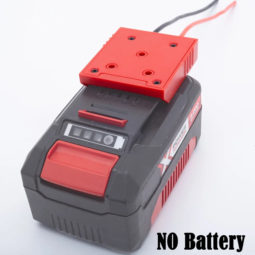 Battery DIY Adapter for Einhell Power X-Change 18V Battery Dock Power Connector 14 Gauge Robotic (Not include battery)