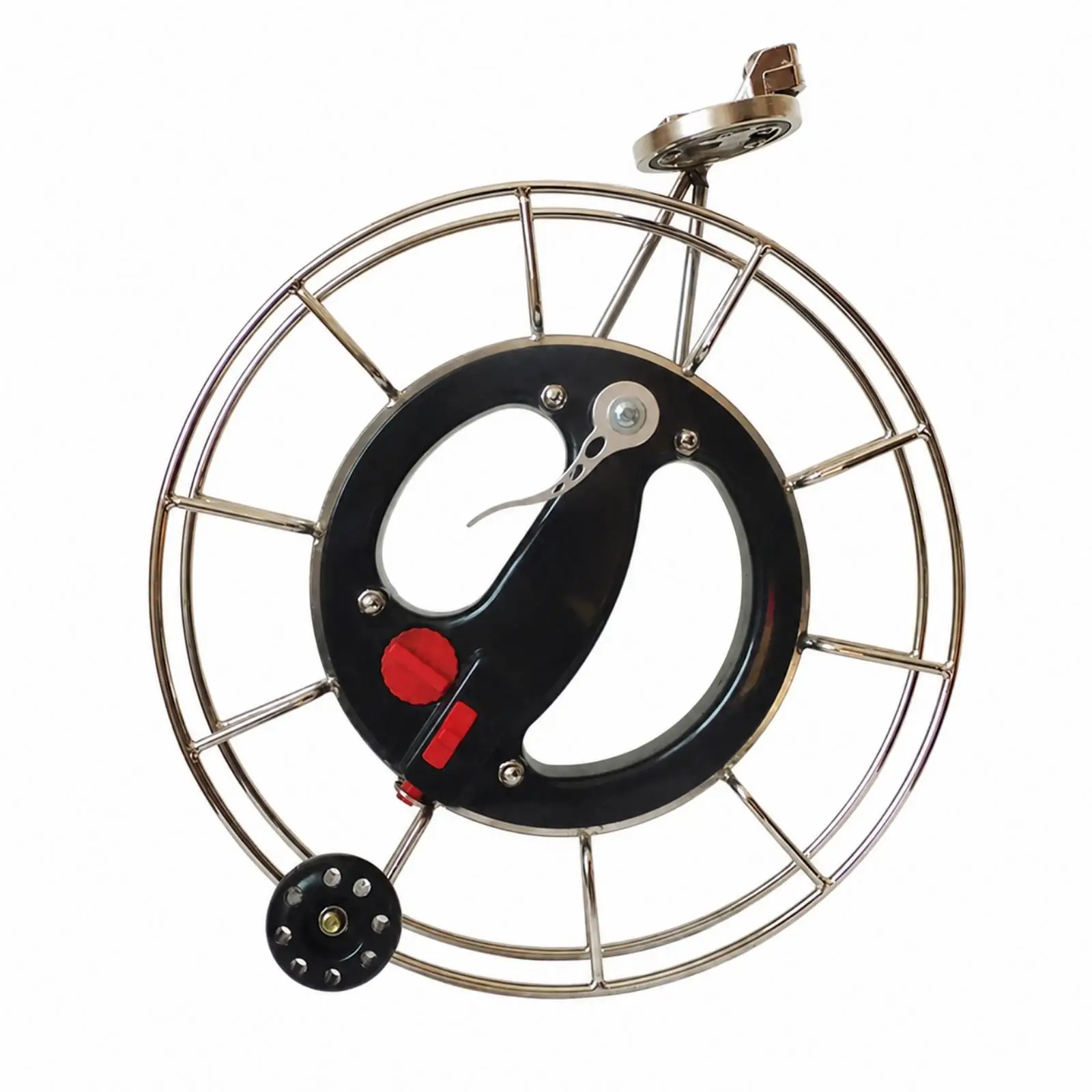 Open Frame Line Winder Tangle-Tangle-Proof Hand Reel with Hand Brake Hardware