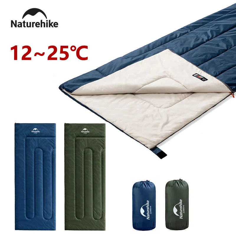 

Naturehike H150 Cotton Sleeping Bag Spring Summer Camping Portable Envelope Sleeping Bags Outdoor Machine Washable Sleeping Bags