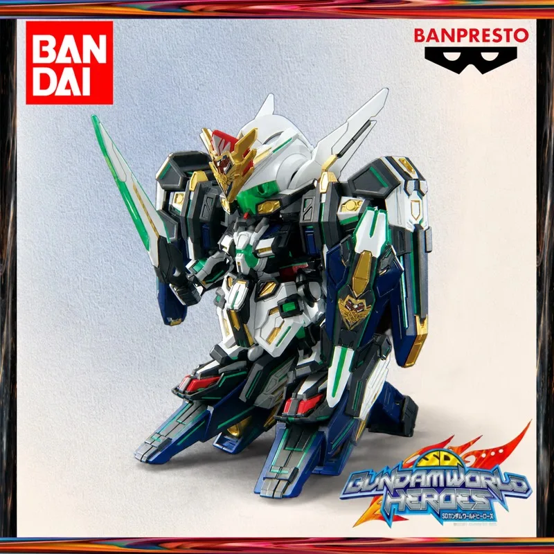 

In Stock Bandai Original Banpresto Sd Gundam World Heroes Gundam Astraea Action Figure Model Doll Brand New Boxed Anime