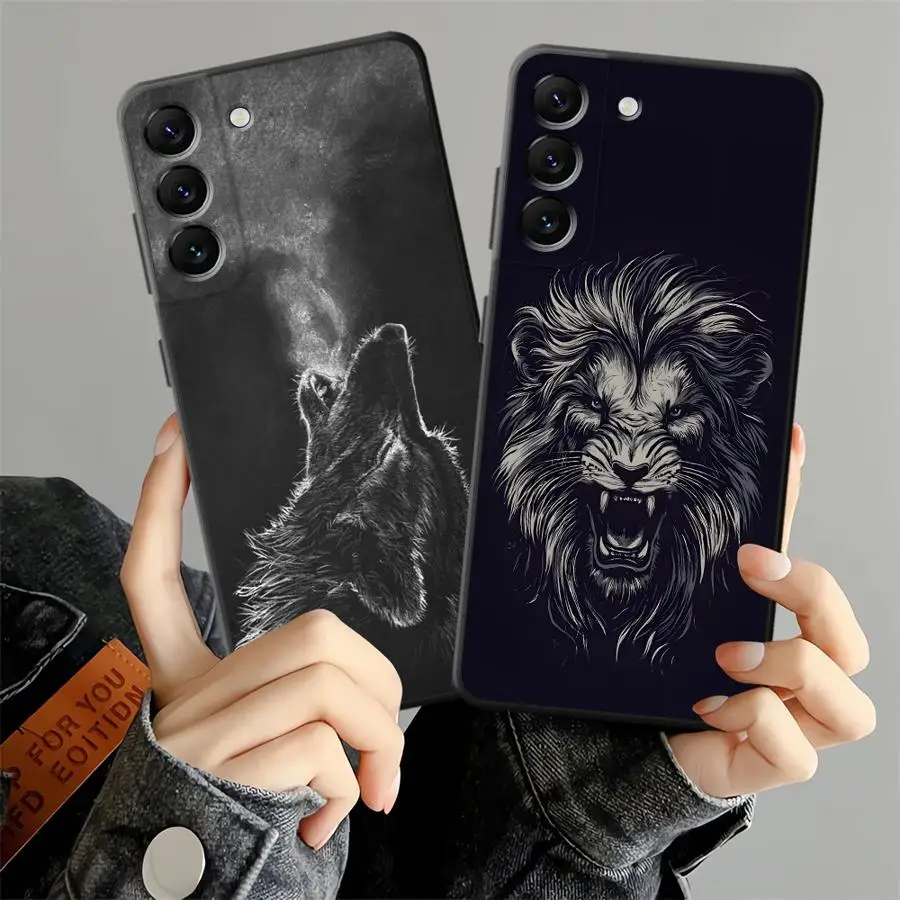 Cool Wolf Lion Phon…