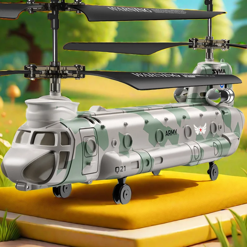 

Радиоуправляемый самолет SYMA Q21 с функцией удержания высоты, взлетом и посадкой одной кнопкой, пультом управления 2.4G, LED-подсветкой, игрушка для дома и улицы