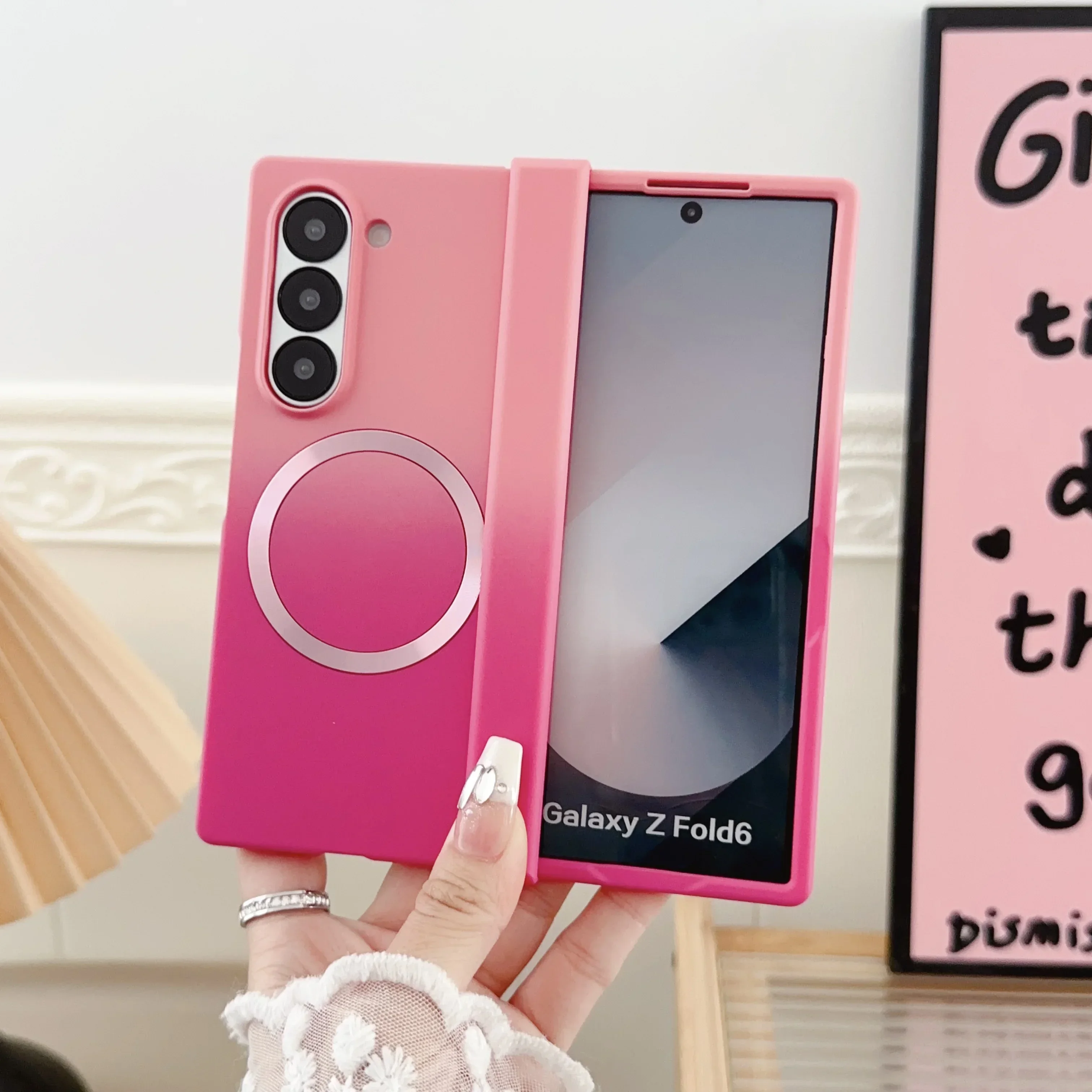 Magnetische Scharnierschutz-Handyhülle für Samsung Galaxy Z Fold 8 Ultra 7 6 5 4 3 Fold8 Fold7 Fold6 Fold5 5G Stoßfeste Abdeckung – Detail 3