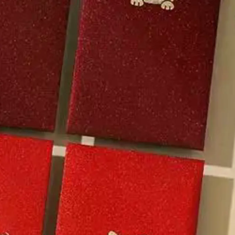 

6Pcs Happy Birthday Red Envelope Hot Stamping Creative Red Pocket Red Pocket For Lucky Money Birthday Wedding Red Gift Envelopes