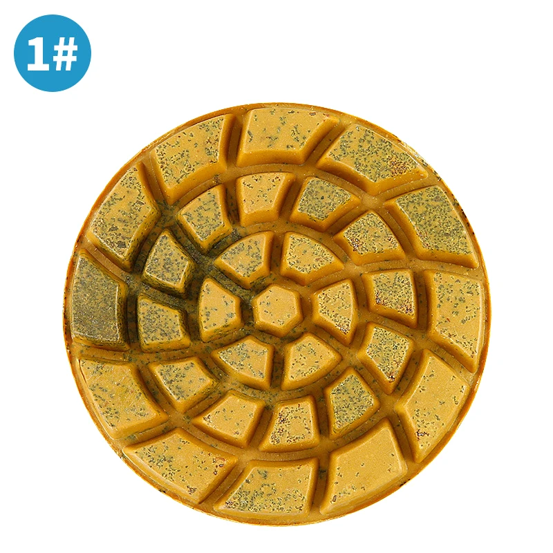 4Step 100mm Wet Polishing Pads Granite Terrazzo Floor Grinding Machine Stone Renovation