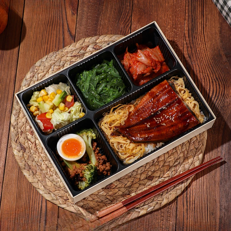 Take-out Box Wooden Disposable Lunch Box Bento Box Business Package