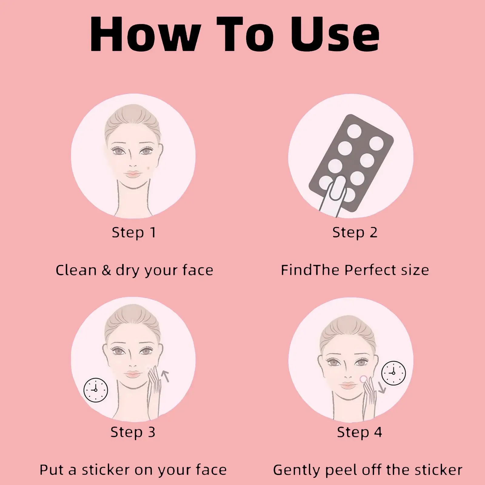 800/400/200 قطعة/علبة من رقع حب الشباب - غير كحولي، تستخدم لامتصاص أقلام حب الشباب، غير مزعجة، أساسية للعناية بحب الشباب #6