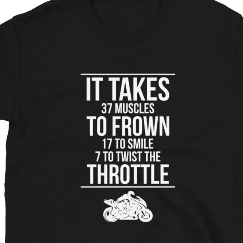 17 Sport Bike T Shirt For Man Woman It Takes 37 Muscles Sports Motorcy