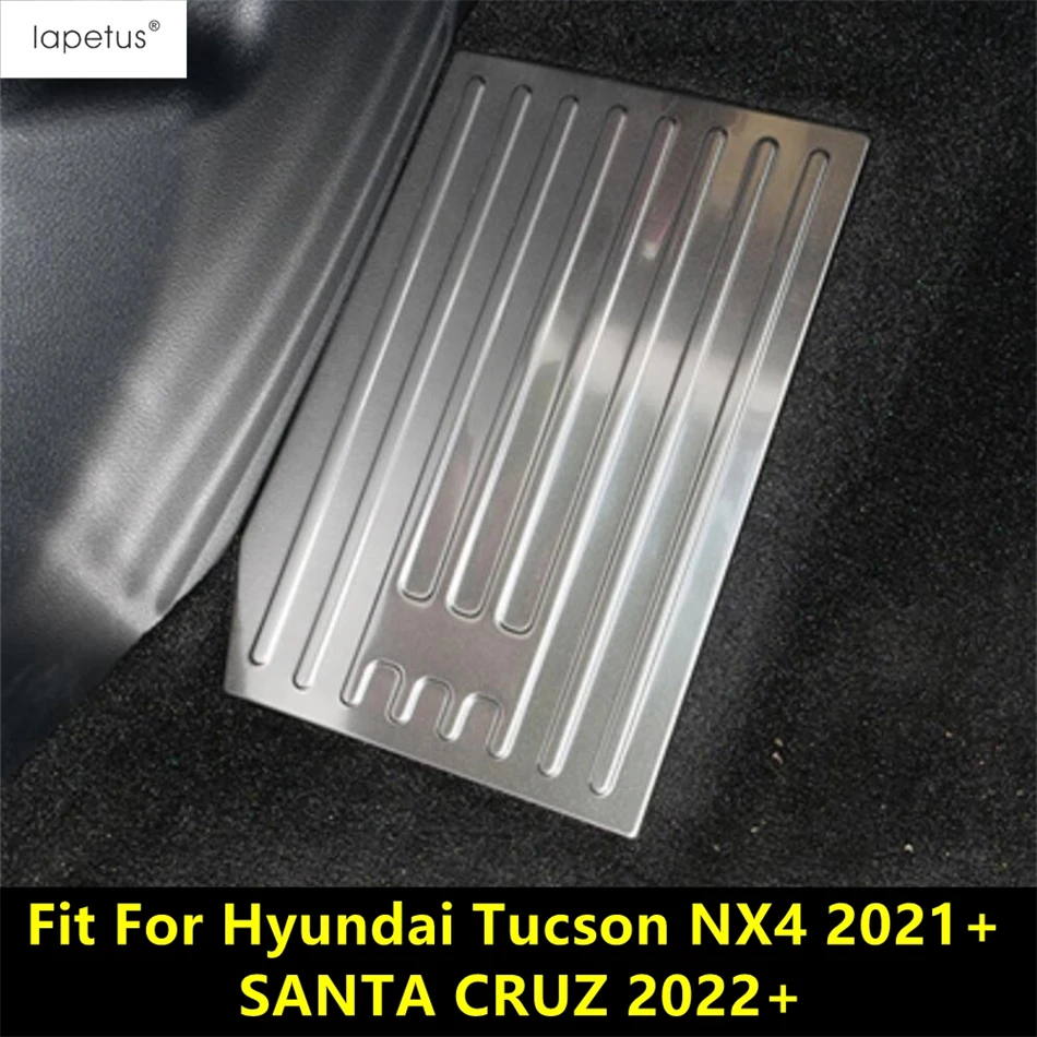 

Car Left Foot Rest Pedal Panel Cover Trim For Hyundai Tucson NX4 2021 - 2025 / SANTA CRUZ 2022 2023 Stainless Steel Accessories