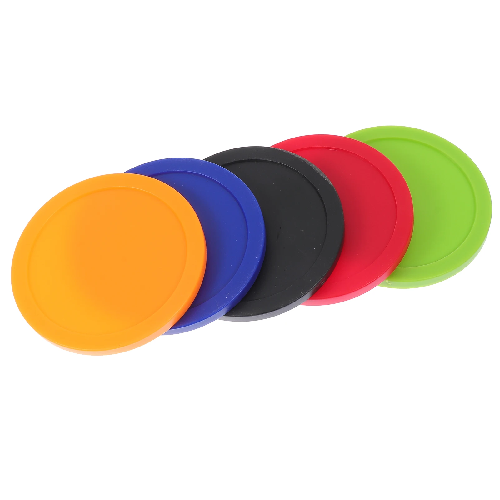 

5Pcs Air Hockey Pucks Mini Ice Hockey Pieces Indoor Game Room Accessories Plastic Smooth Sliding Pucks Game Table Accessories