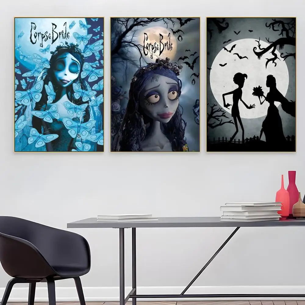 Anime Movie C-Corpse B-Bride Painting Calligraphy Paper Print Home Living Room Bedroom Entrance Bar Cafe Art Decorative Paintin