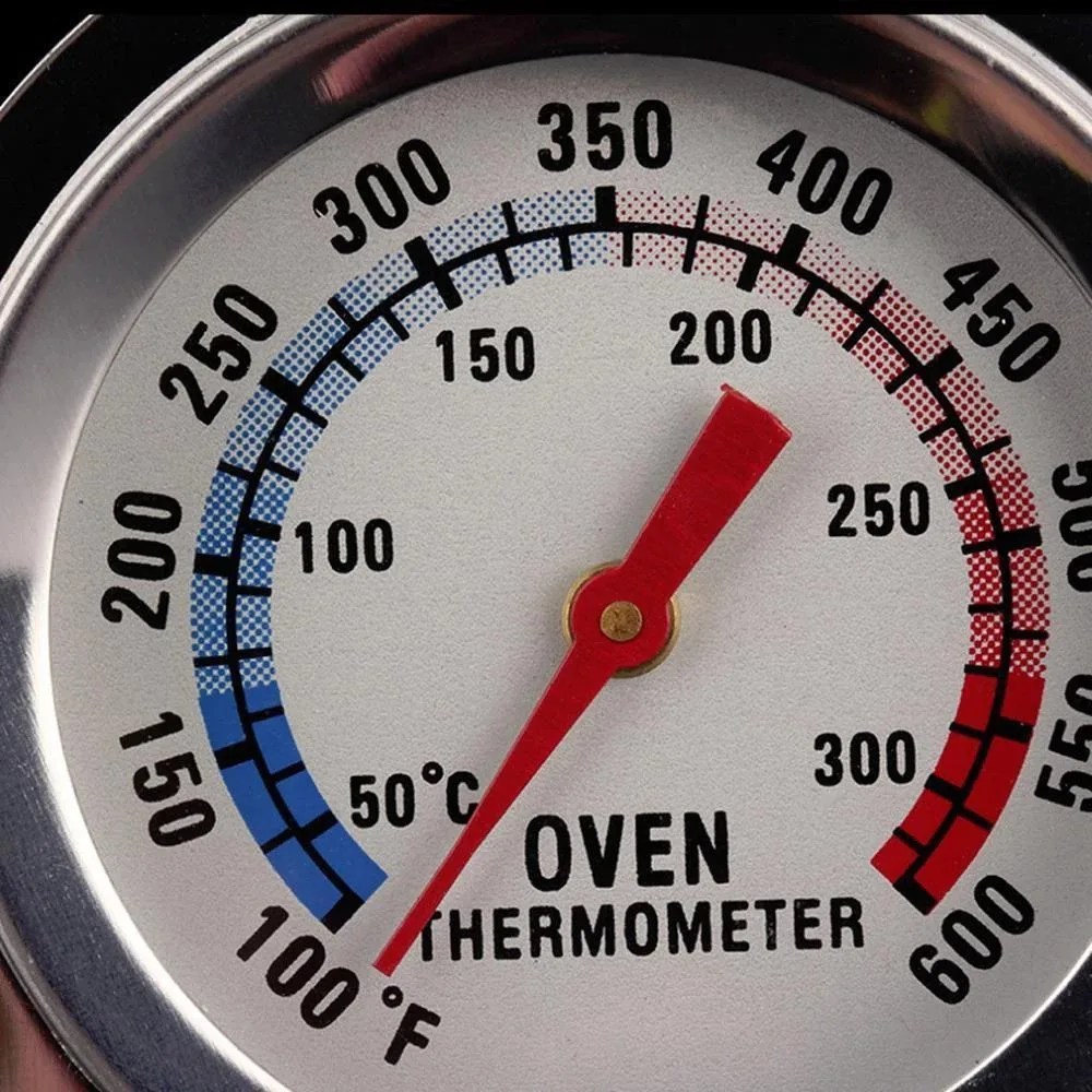 Durable Stainless Steel Safe Oven Thermometer 50 300°C Mini Dial Stand Up Temperature Gauge Food Meat Kitchen Tool image 4