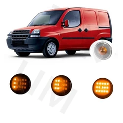 for Fiat Doblo Cargo 223 2001 2002 2003 2004 2005 2006 2007 2008 2009 Dynamic LED Indicator Side Marker Turn Light Signal Lamp