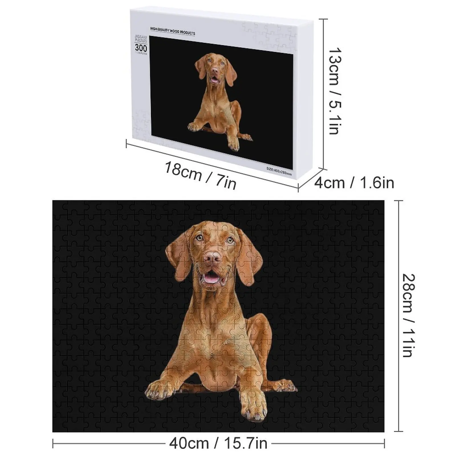 Vizsla in stile! Jigsaw Puzzle Jigsaw Puzzle in legno personalizzato per adulti Animali in legno Nuovi giocattoli per bambini 2022 Puzzle
