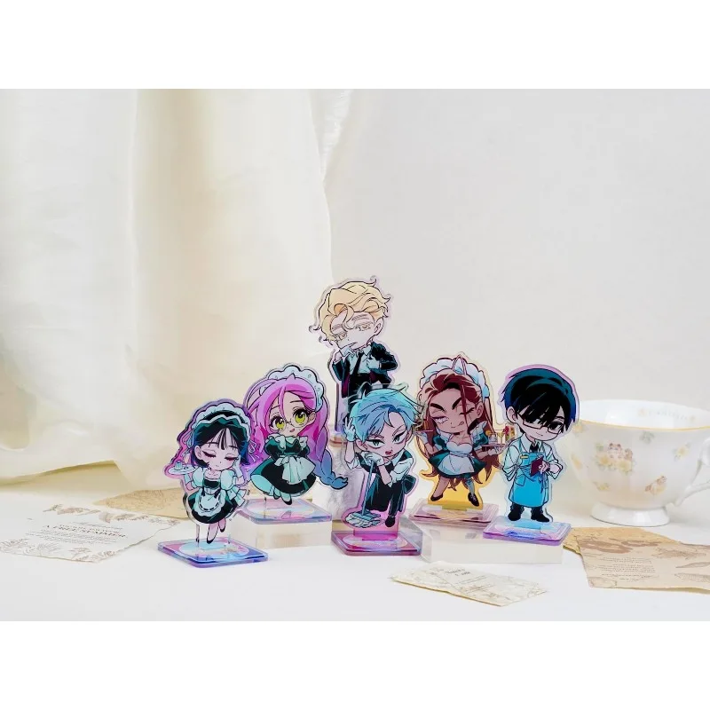 

Alien Stage Maid Cafe Acrylic Standee Set Mizi Sua Ivan Till Luka Hyuna Cute Anime Desk Decor Handmade Cute Cartoon Gift