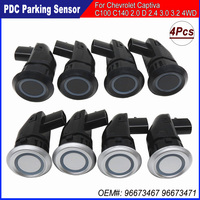 Auto Parts 4 PCS PDC Parking Reverse Sensor For Chevrolet Captiva C100 C140 2.0 D 2.4 3.0 3.2 4WD 96673467 96673471