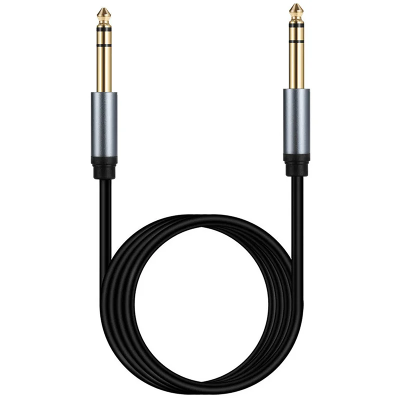 1/4 Inch TRS Instrument Cable Straight 6.35mm Male Jack Stereo Audio Interconnect Cord 6.35 mm Balanced Line 0.3m 1.8m 3m 5m 10m