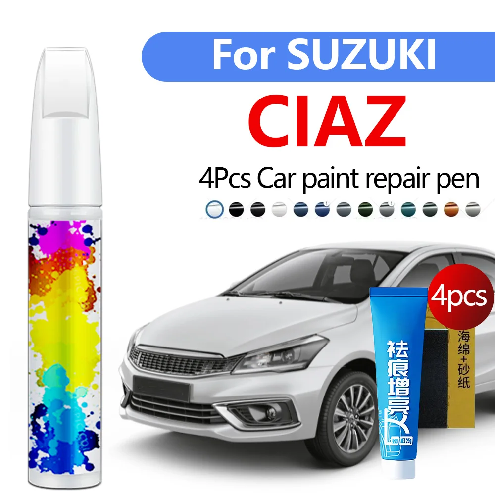 

Белоснежка ZMT Midnight Black ZMV Красная синяя ручка для ремонта автомобильной краски для 2014-2025 SUZUKI CIAZ Аксессуары для ремонта царапин 4 шт.