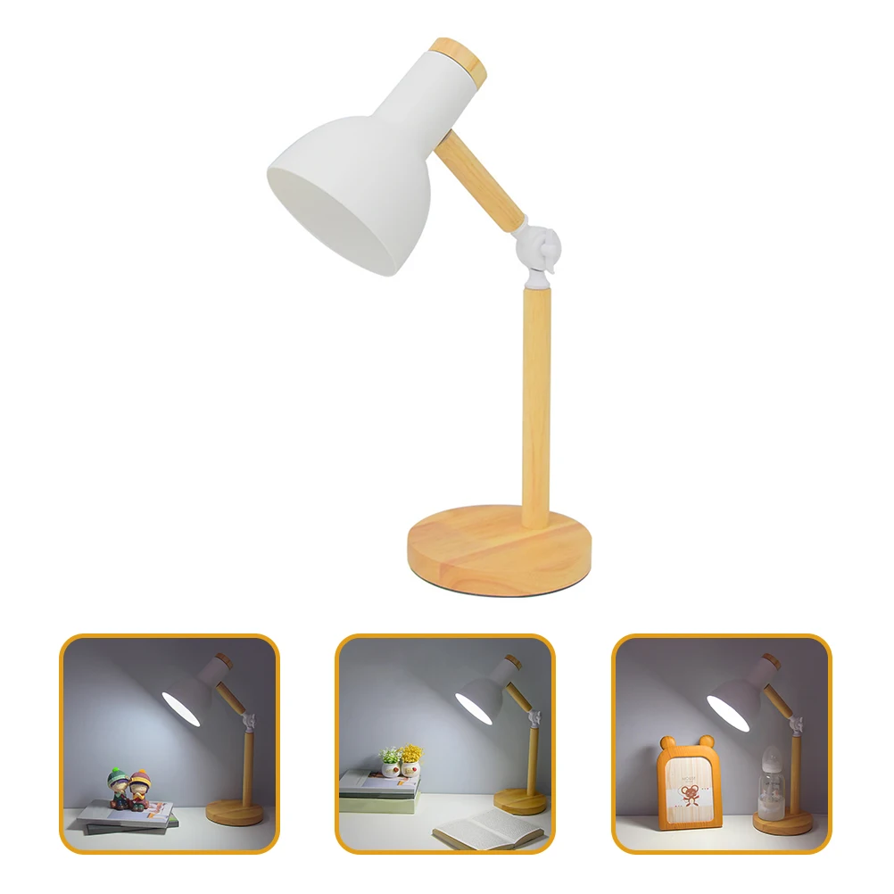 

Nordic Reading Lights Desk Lamp Table Eye Protection Wooden LED Student Lamps Home Office Soft Lighting Bedroom Living Room