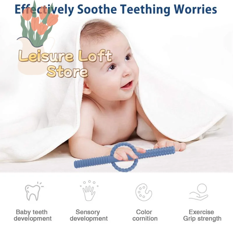 BPA Free Kid Chewing Tube Speech Therapy Teeth Massager Oral Muscle Training Tool for Children Speech Practice