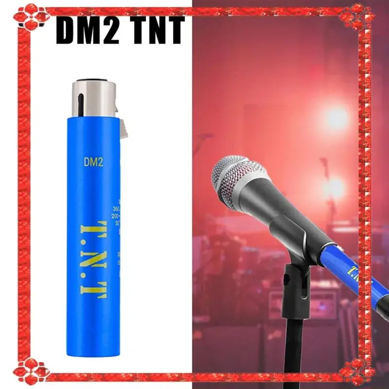 24-Stunden-Lieferungszubehör für den aktiven Inline-Mikrofonvorverstärker DM2 Dynamite + 30 dB Verstärkung, starke Anti-Interferenz für DM2 T.N.T Mic Pre