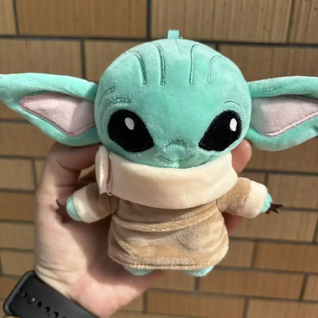 10cm New Movie Character Star Yoda Baby Plush Toy Pendant Cute Cotton Keychain Bag and 28cm Doll Ornament Fans Gift - view 2
