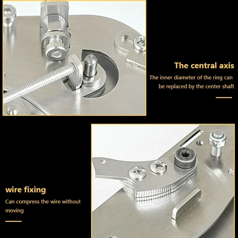 ترقية أداة مريحة سلك قوس آلة دليل آلة التدوير أجهزة من الفولاذ المقاوم للصدأ أدوات الأسلاك 1-6 سلك مربع الانحناء ماك
