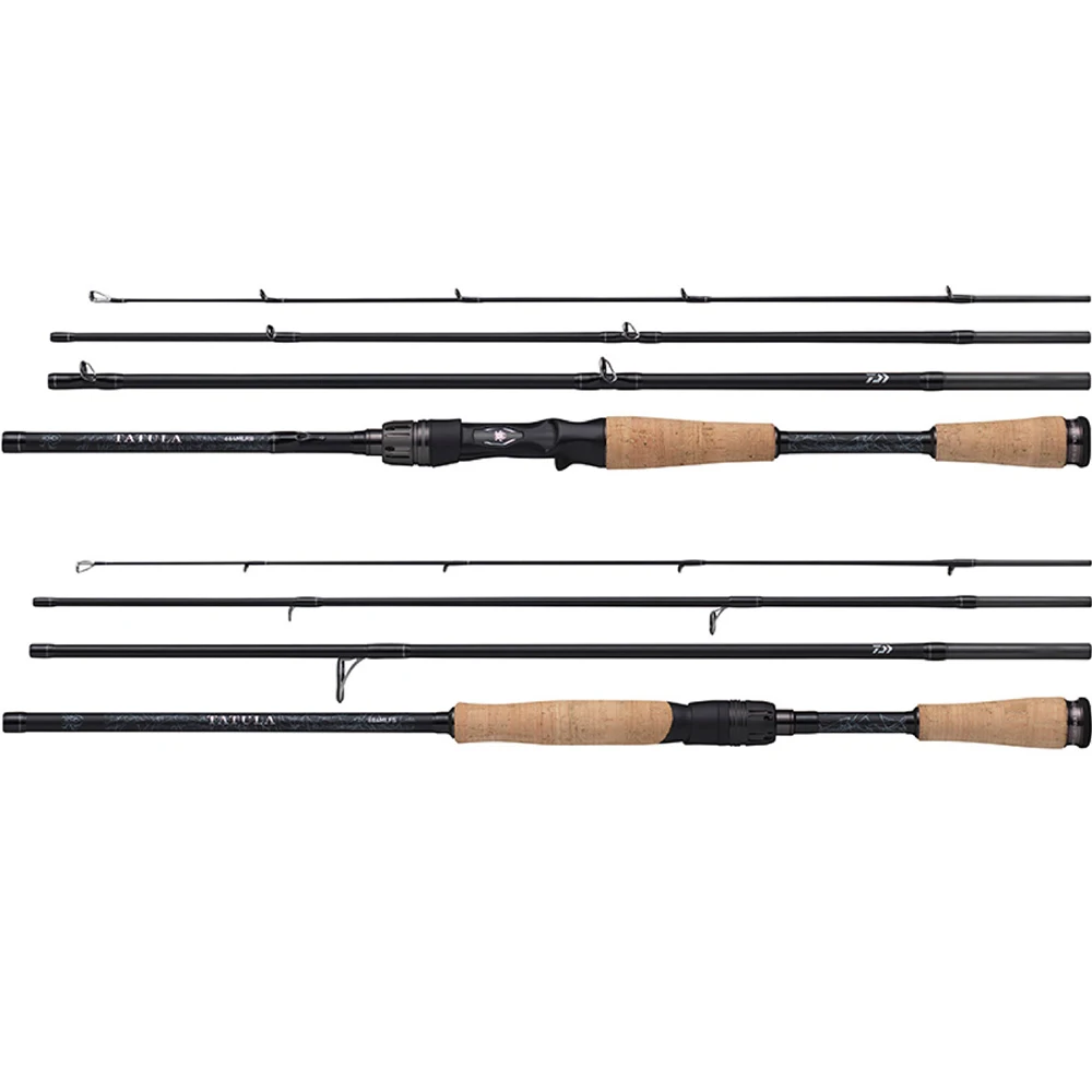 DAIWA Tatula Travel acción rápida para señuelos, caña spinning carbono - imagen 2