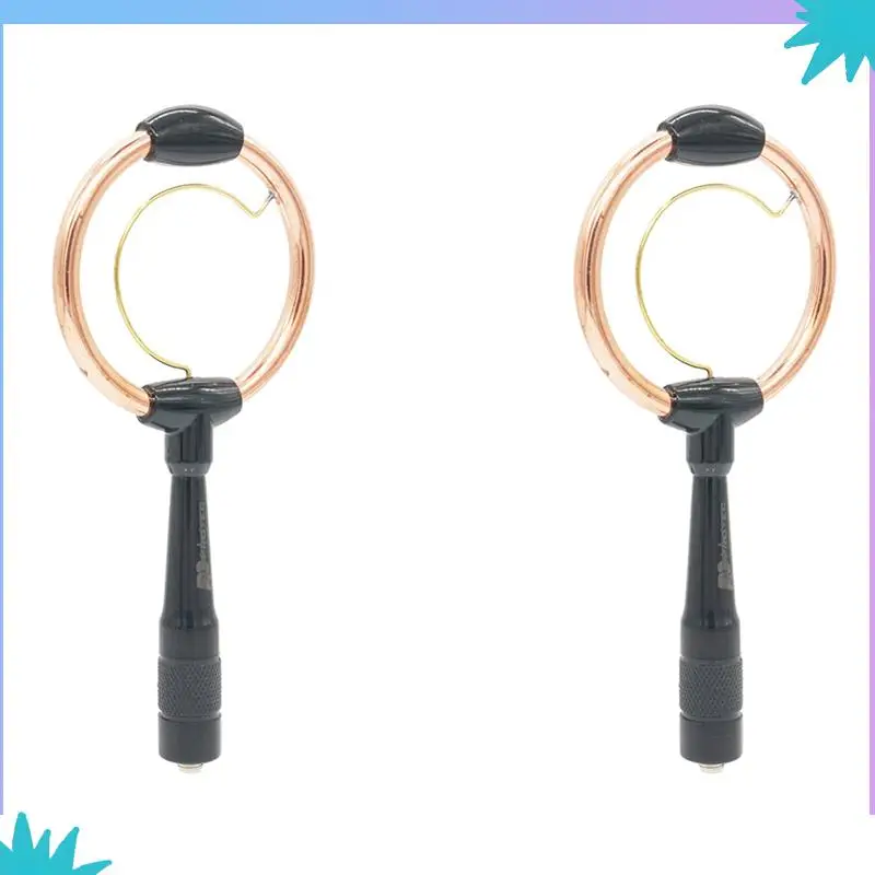 ABZW 2X SMA-гнездовая двухдиапазонная УКВ/УВЧ 144/430 МГц двухпетлевая радиоантенна для Baofeng