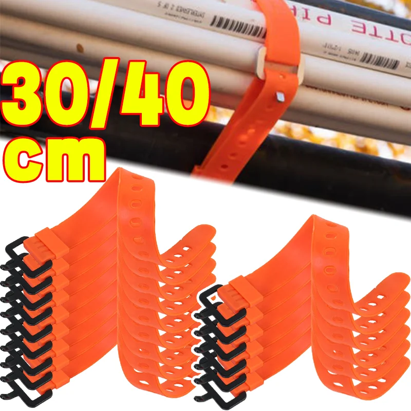 

Silicone Straps Adjustable Tie Downs for Organizing Cables Wires Outdoor Gear Camping Equipment Bungee Cord Ties Hiking Reusable